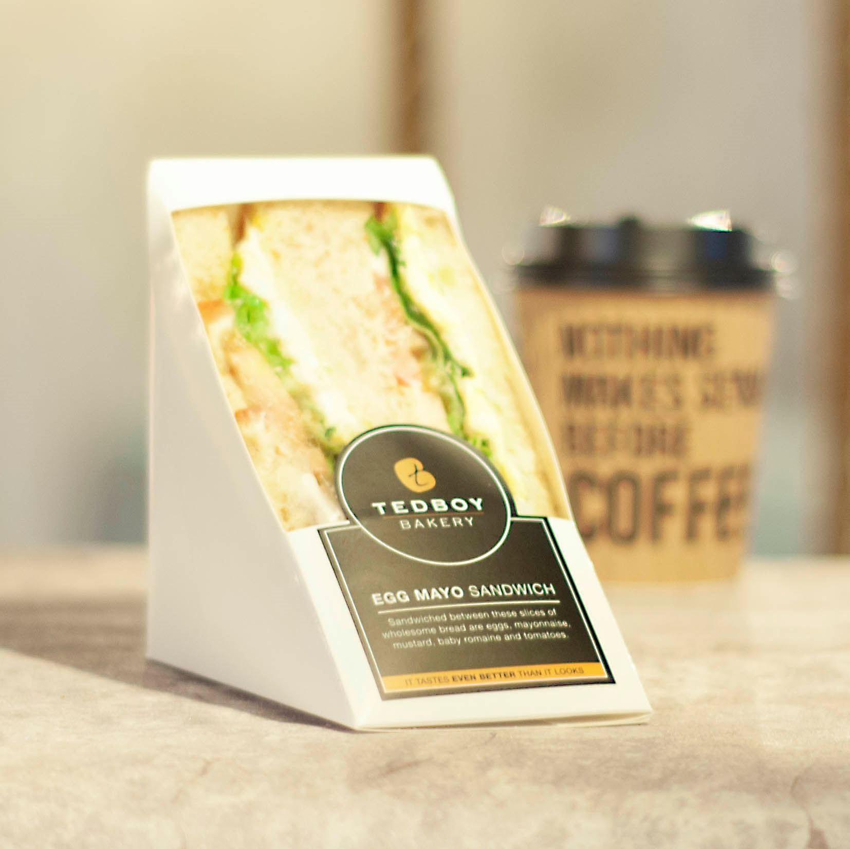 Tedboy Online Bakery Shop Door Step Delivery Egg Mayo Sandwich