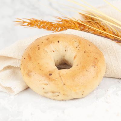 Picture of Onion Cheese Bagel (Eggless)