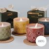 Picture of Scented Beeswax Candle - GRATITUDE by Anbo (Green)