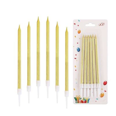 Picture of Gold Birthday Candle (1 pack)